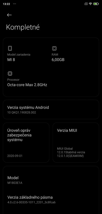 Xiaomi Mi 8_MIUI 12_3