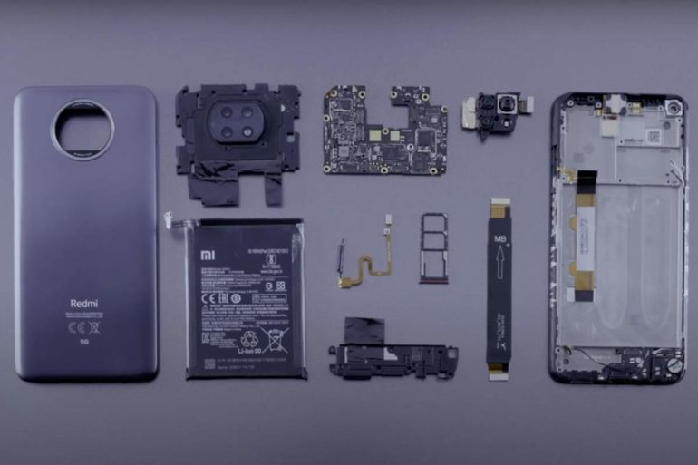 Dekonštrukcia Xiaomi Redmi Note 9T 5G