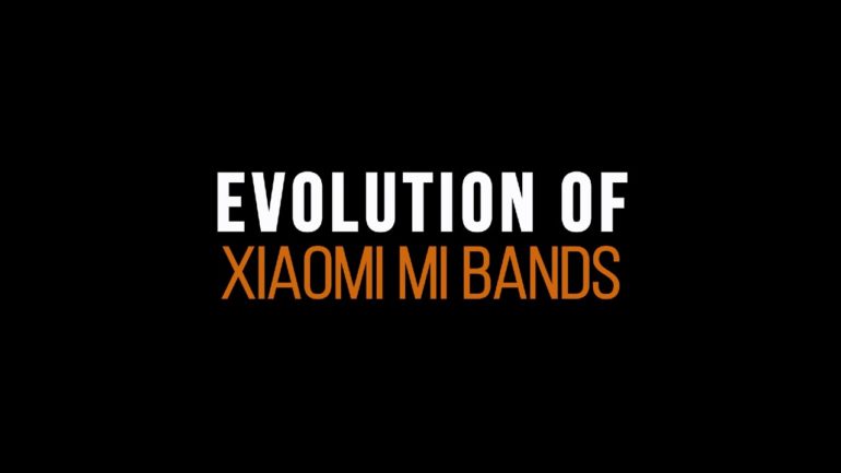 Evolucia Xiaomi Mi Band fitness naramkov