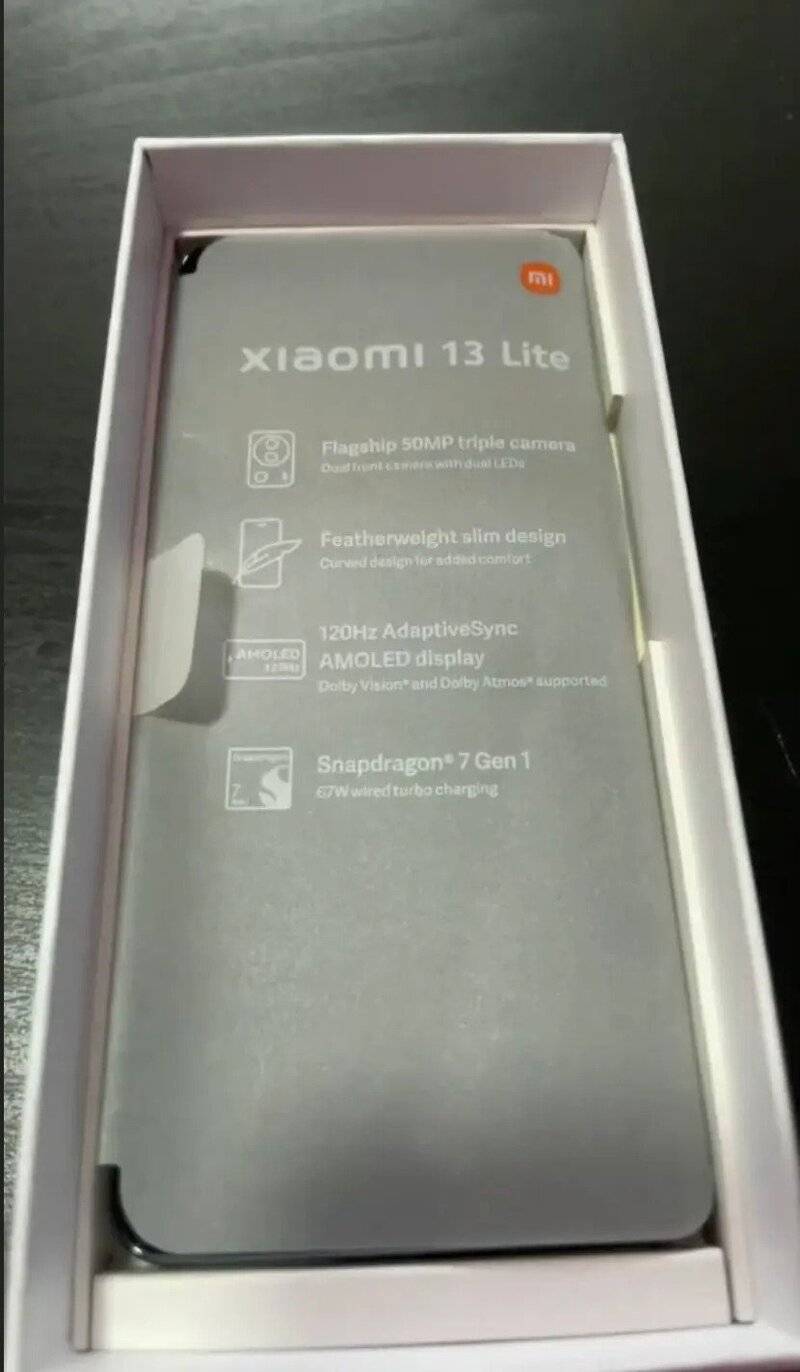 Xiaomi 13 Lite leak
